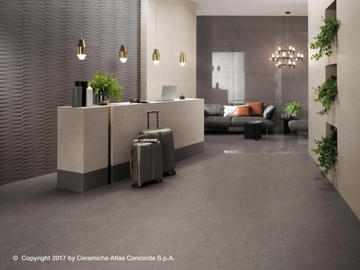 KONE FLOOR - Porcelain stoneware flooring with concrete effect by Atlas Concorde - view 2